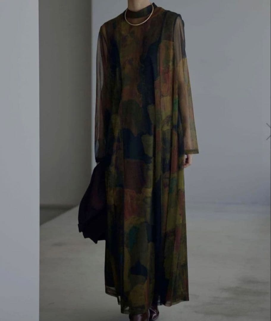 【 Ameri 】UND GYPSUM ART DRESS