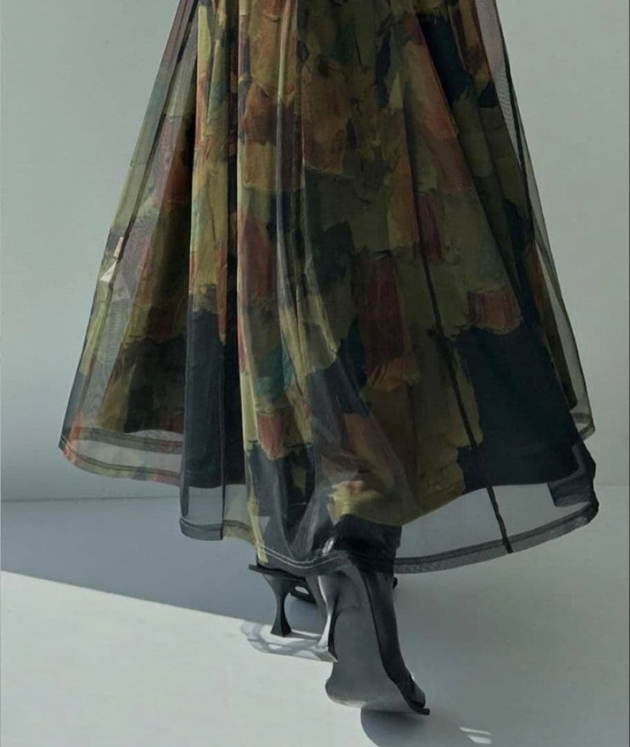 【 Ameri 】UND GYPSUM ART DRESS