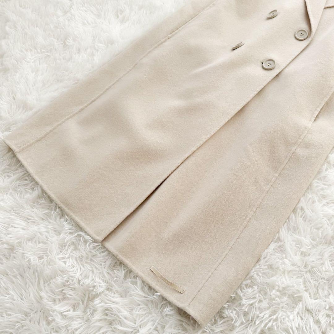 新品 MaxMara クチートアマーノ ヴァージンウールダブルフェイスジレ 42
