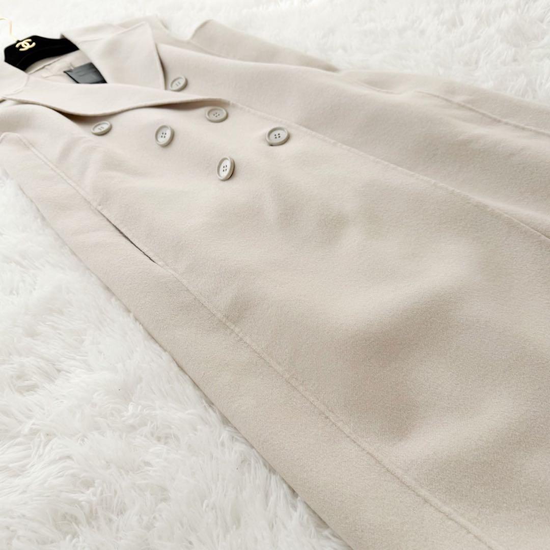 新品 MaxMara クチートアマーノ ヴァージンウールダブルフェイスジレ 42