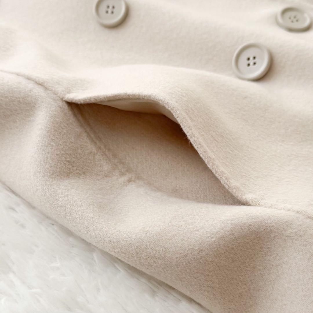 新品 MaxMara クチートアマーノ ヴァージンウールダブルフェイスジレ 42