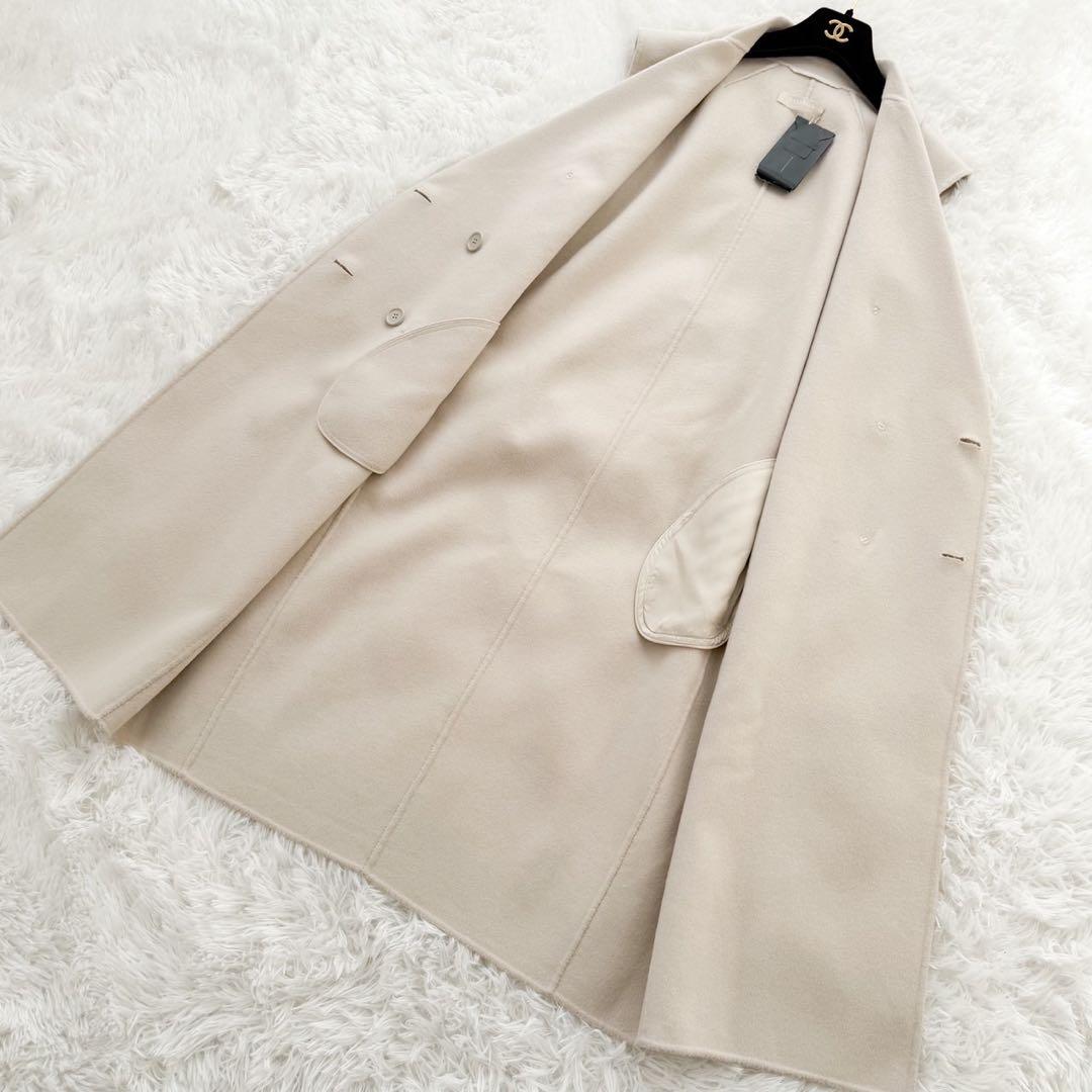 新品 MaxMara クチートアマーノ ヴァージンウールダブルフェイスジレ 42