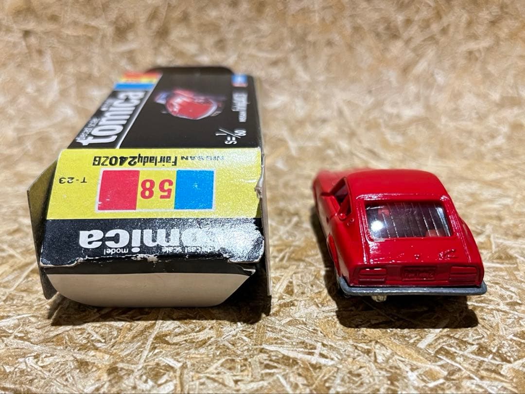 トミカ 日本製 黒箱 58 ニッサン フェアレディ 240ZG 小田急特注