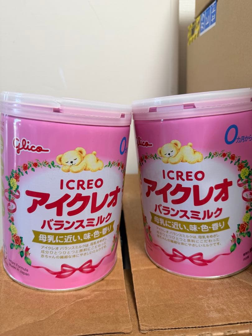 Glico アイクレオ バランスミルク 6個 一つ凹みあります