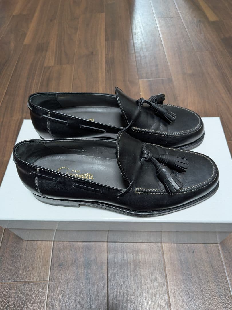 フラテッリジャコメッティ　タッセルローファー　サイズ41　シューツリー付き