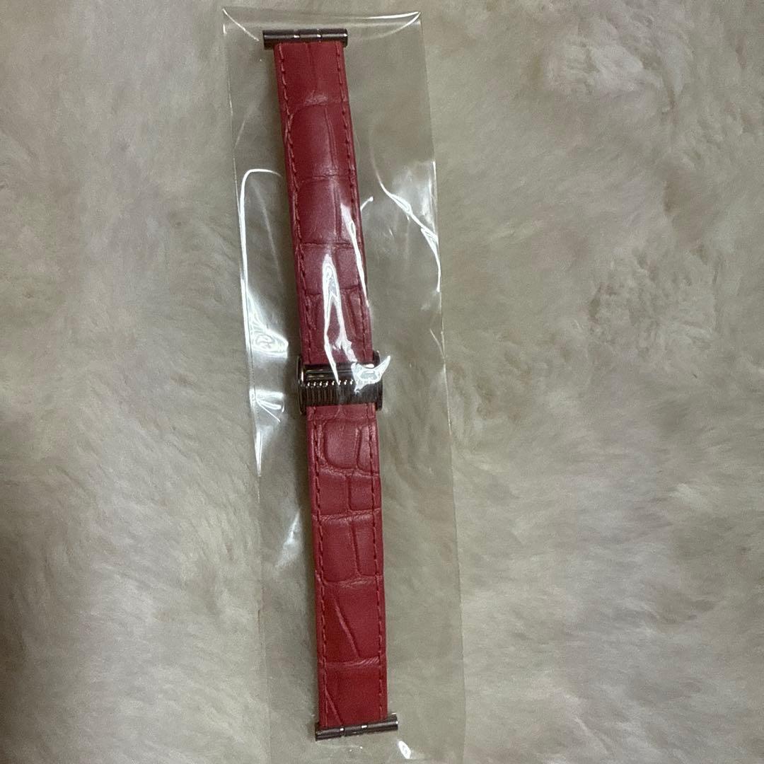 ブシュロン　リフレ　ピンクレザーベルト クロコダイル