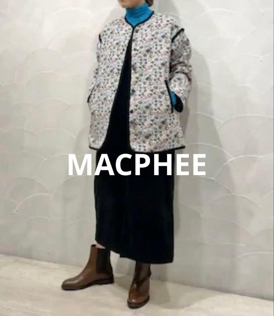 MACPHEE フローラルゴブラン ノーカラージャケット マカフィー　2023