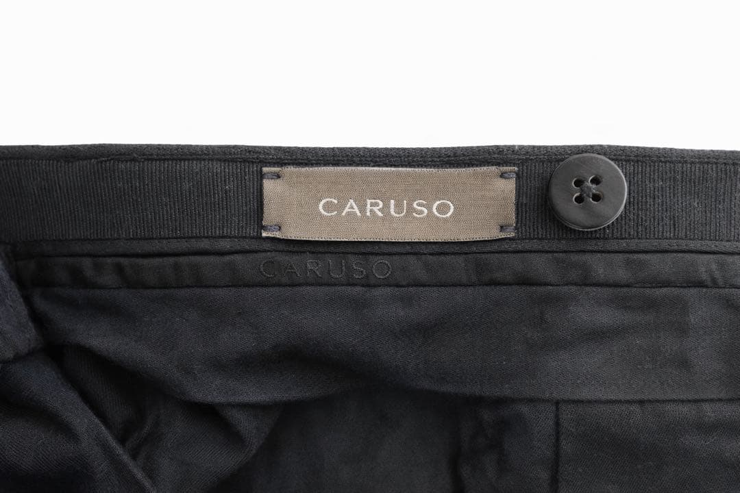 48 グレー　CARUSO スラックス　イタリア製