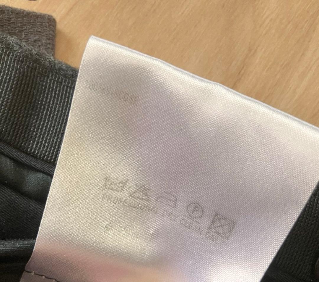 48 グレー　CARUSO スラックス　イタリア製