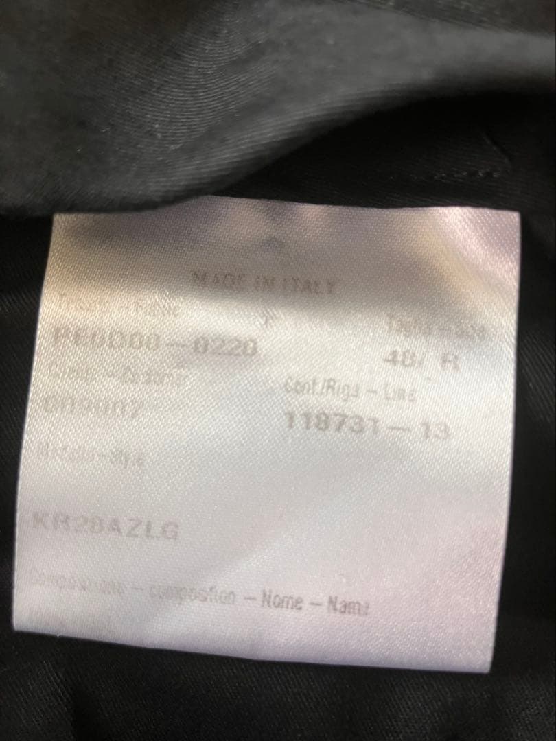 48 グレー　CARUSO スラックス　イタリア製