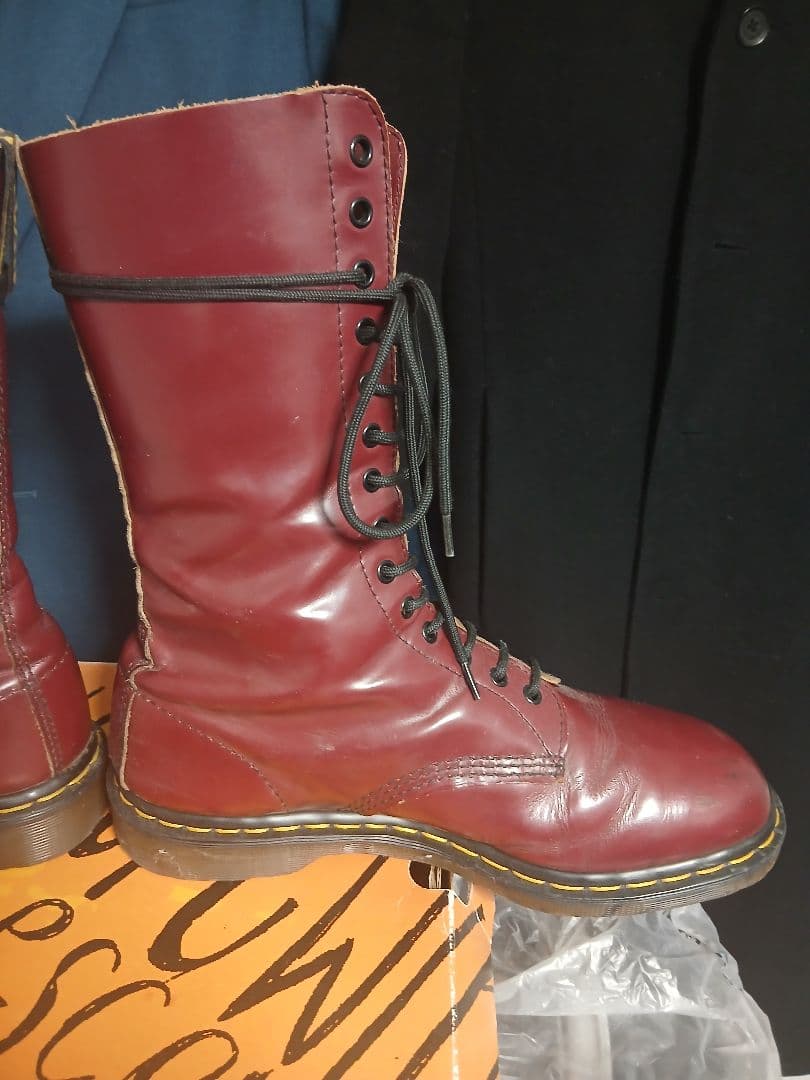 Dr.Martens　茶芯　英国製　70~80s