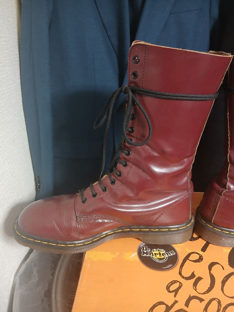 Dr.Martens　茶芯　英国製　70~80s