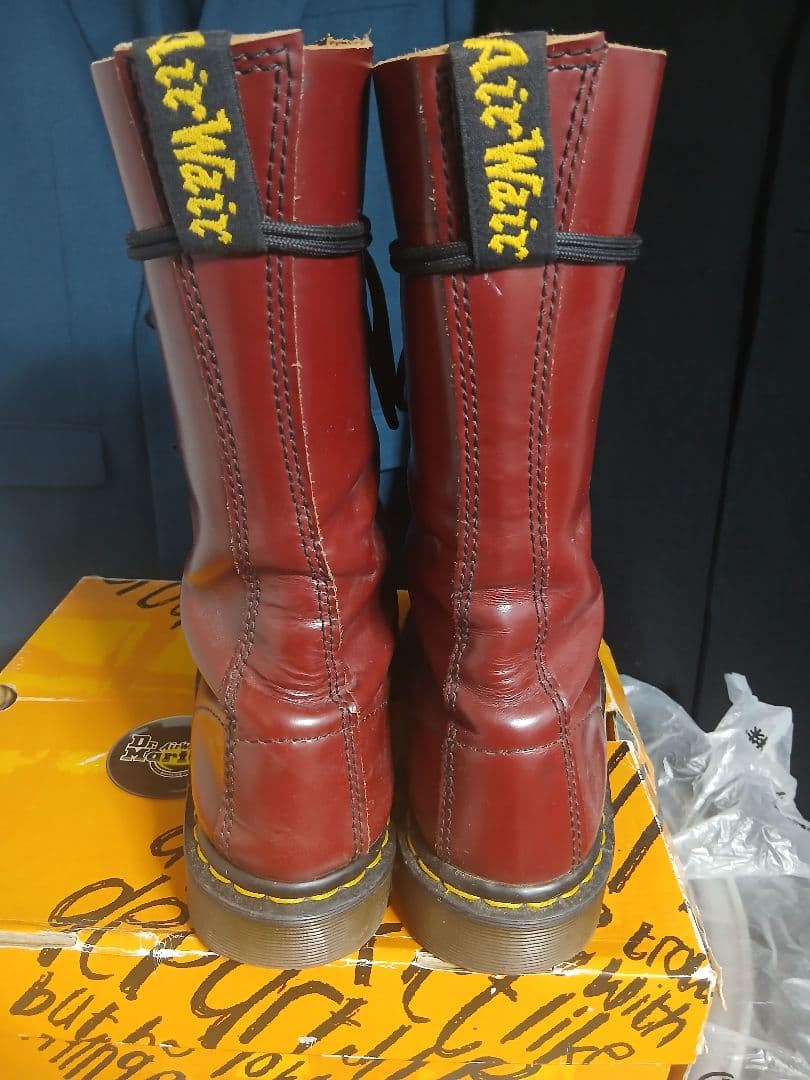 Dr.Martens　茶芯　英国製　70~80s