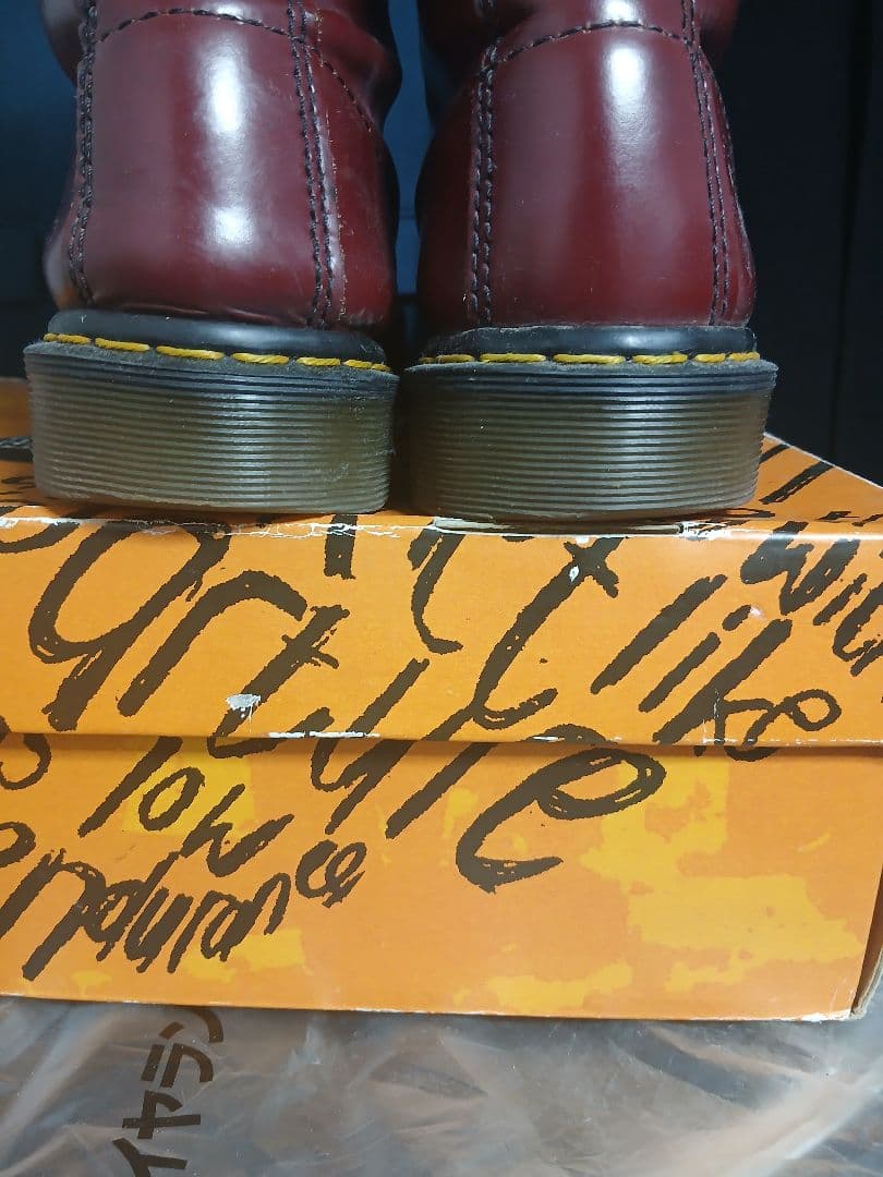 Dr.Martens　茶芯　英国製　70~80s