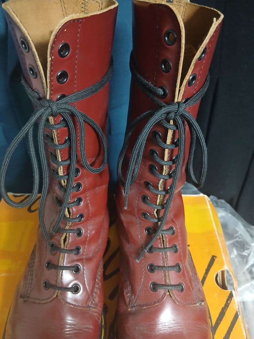 Dr.Martens　茶芯　英国製　70~80s