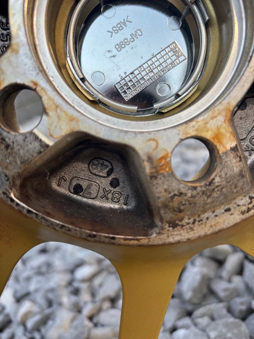 エンケイ 18インチ ゴールドホイール 日本製