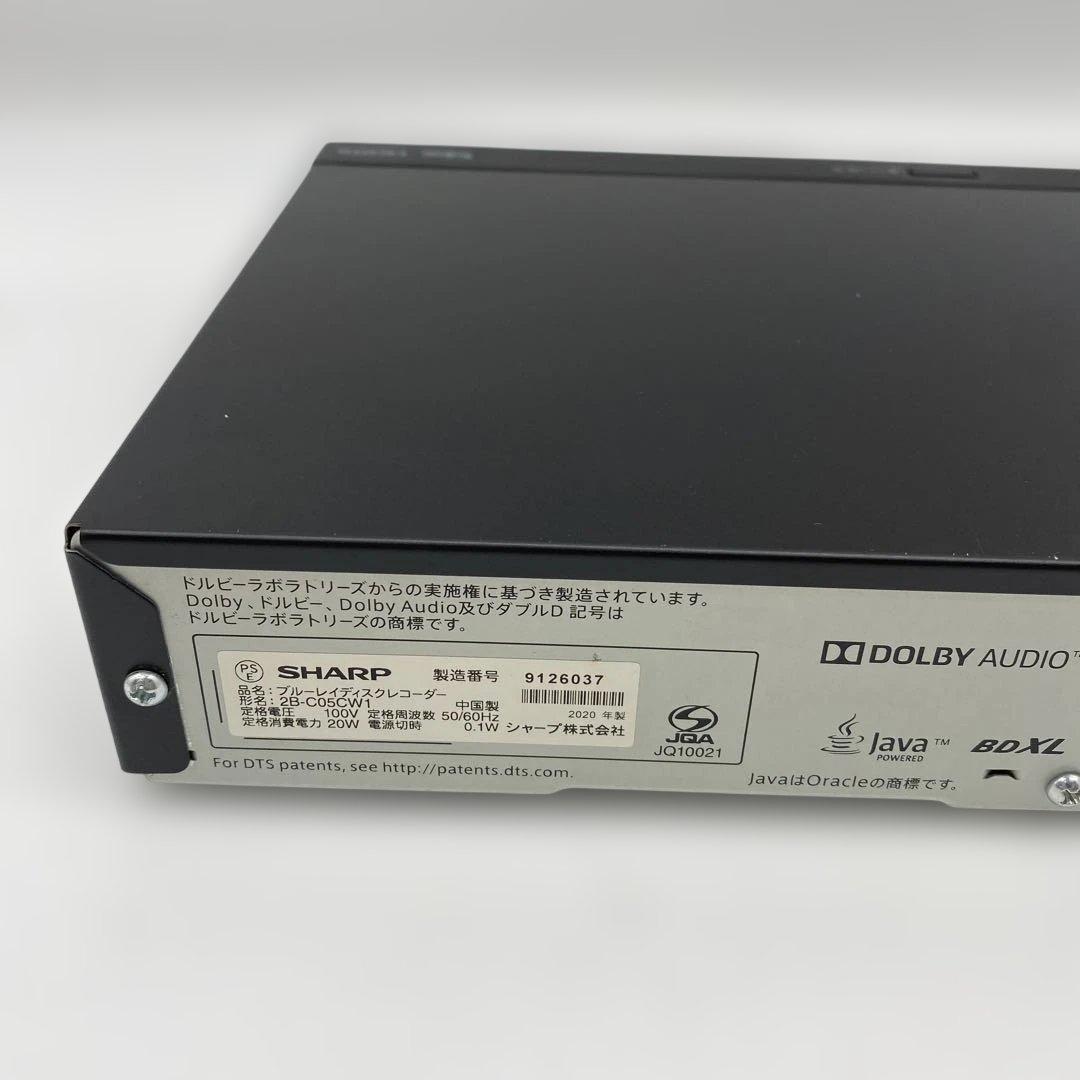シャープ AQUOS ブルーレイレコーダー 2B-C05CW1