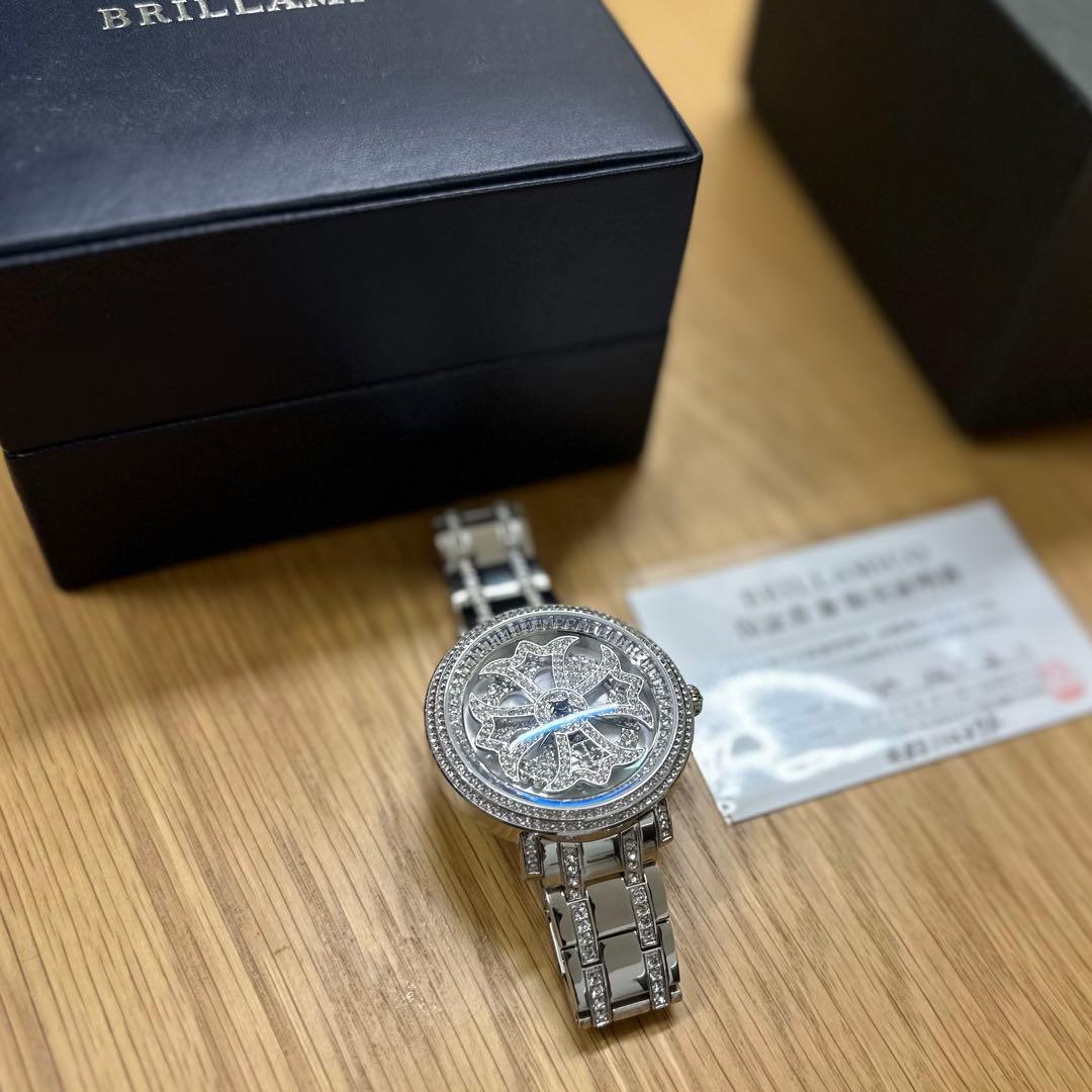 新品未使用 BRILLAMICO(ブリラミコ)腕時計 LILYシルバーメタリック
