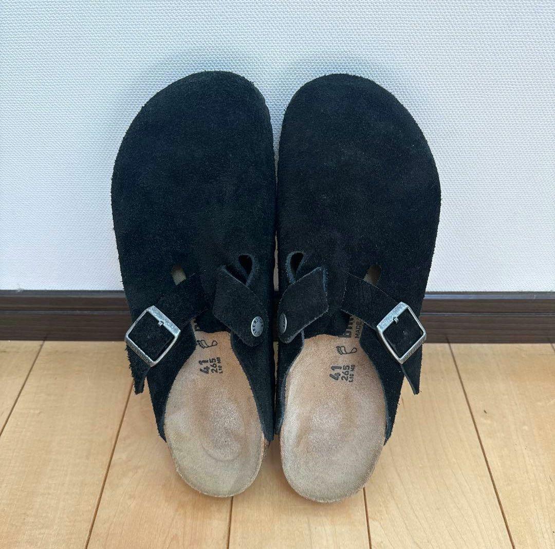靴 BIRKENSTOCK Boston 41 Black