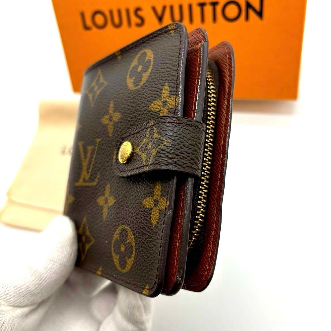 yuki モノグラム コンパクトジップ二つ折り財布 財布 ルイヴィトン
