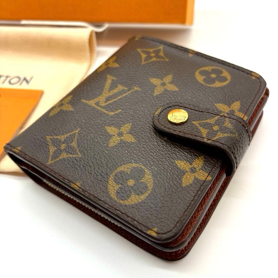 yuki モノグラム コンパクトジップ二つ折り財布 財布 ルイヴィトン