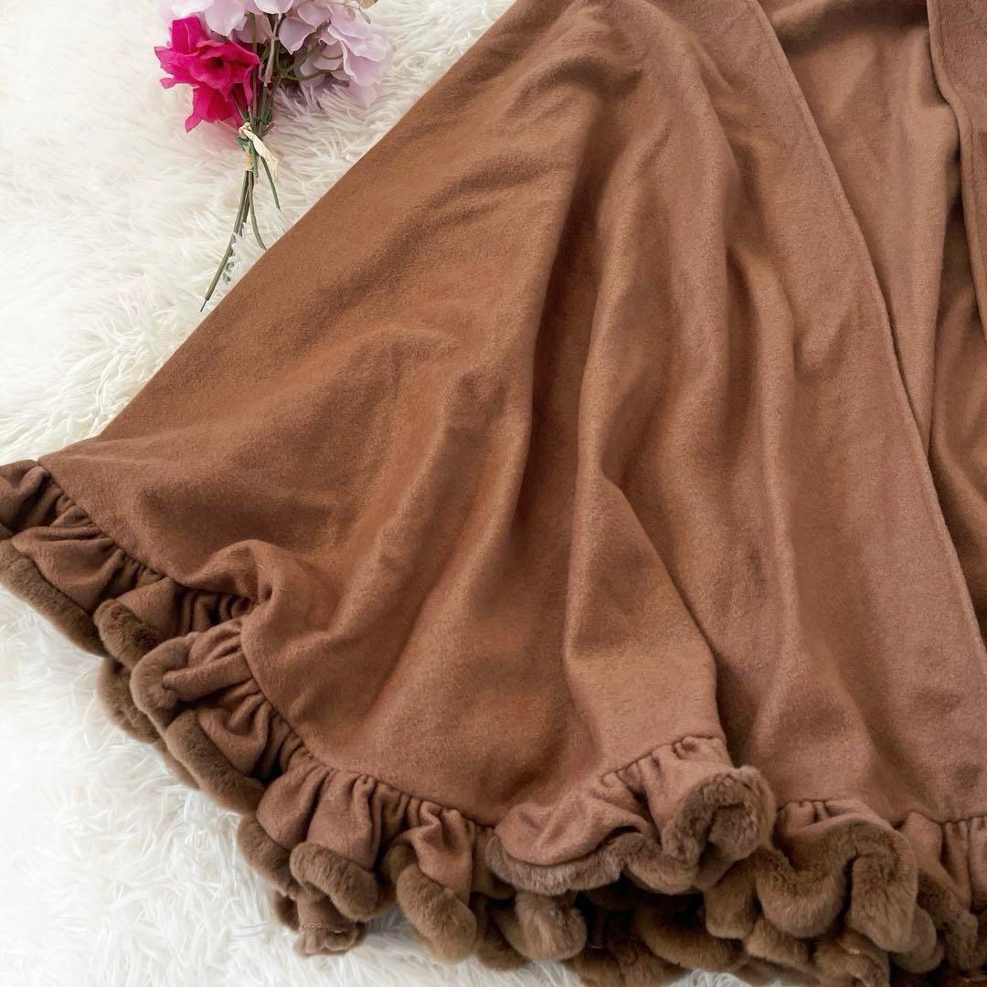 高級感のあるカシミヤ100％ポンチョ マント ケープ