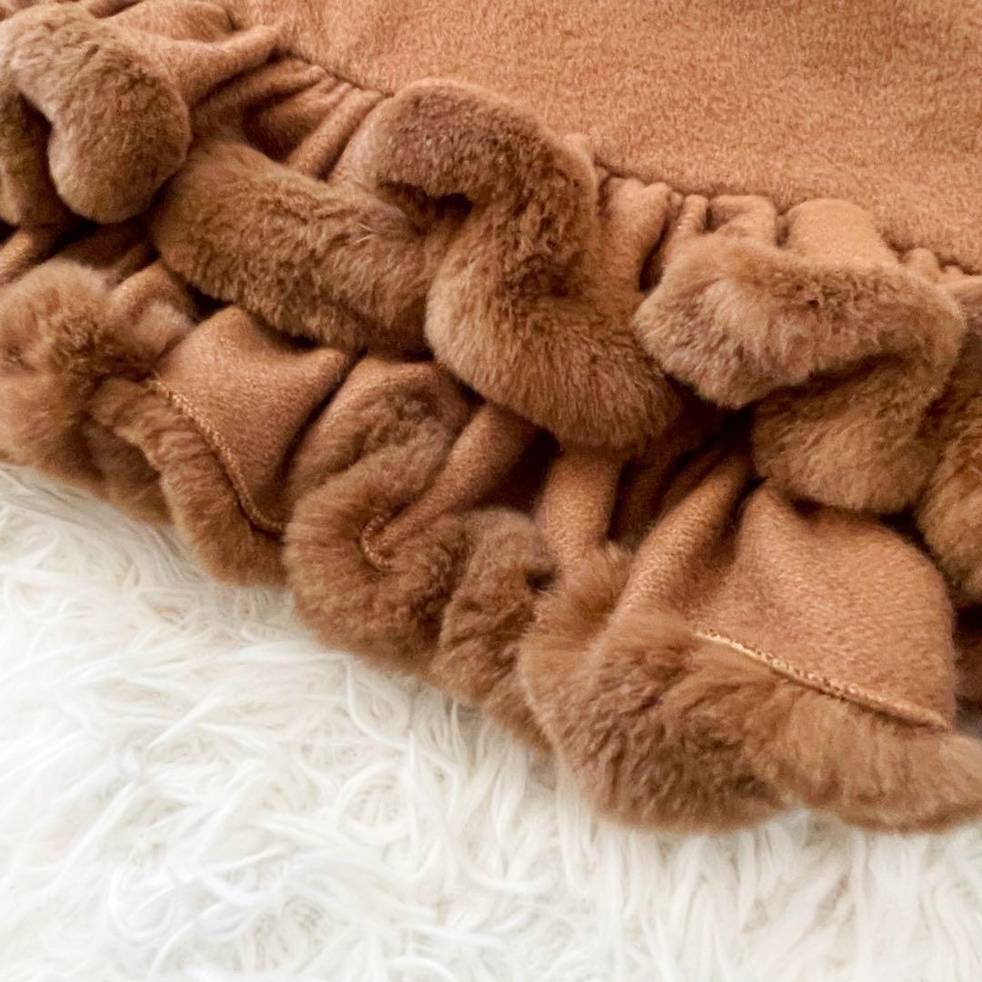 高級感のあるカシミヤ100％ポンチョ マント ケープ