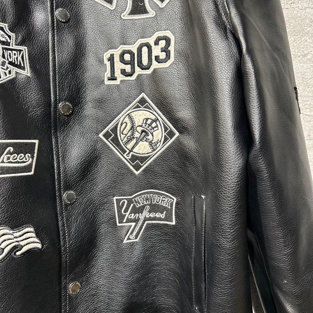 MLB ヤンキース　スタジャン　ジャケット　ブラック　105