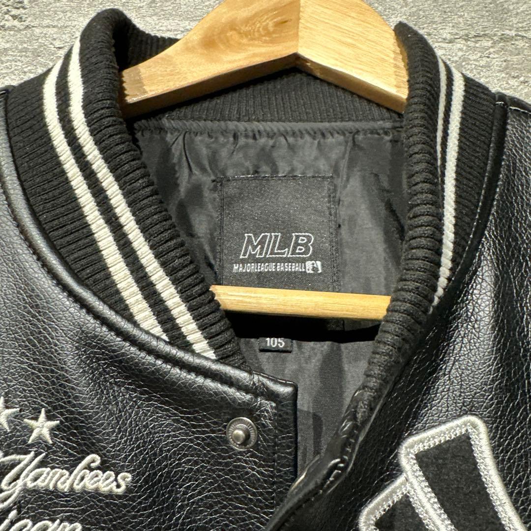 MLB ヤンキース　スタジャン　ジャケット　ブラック　105