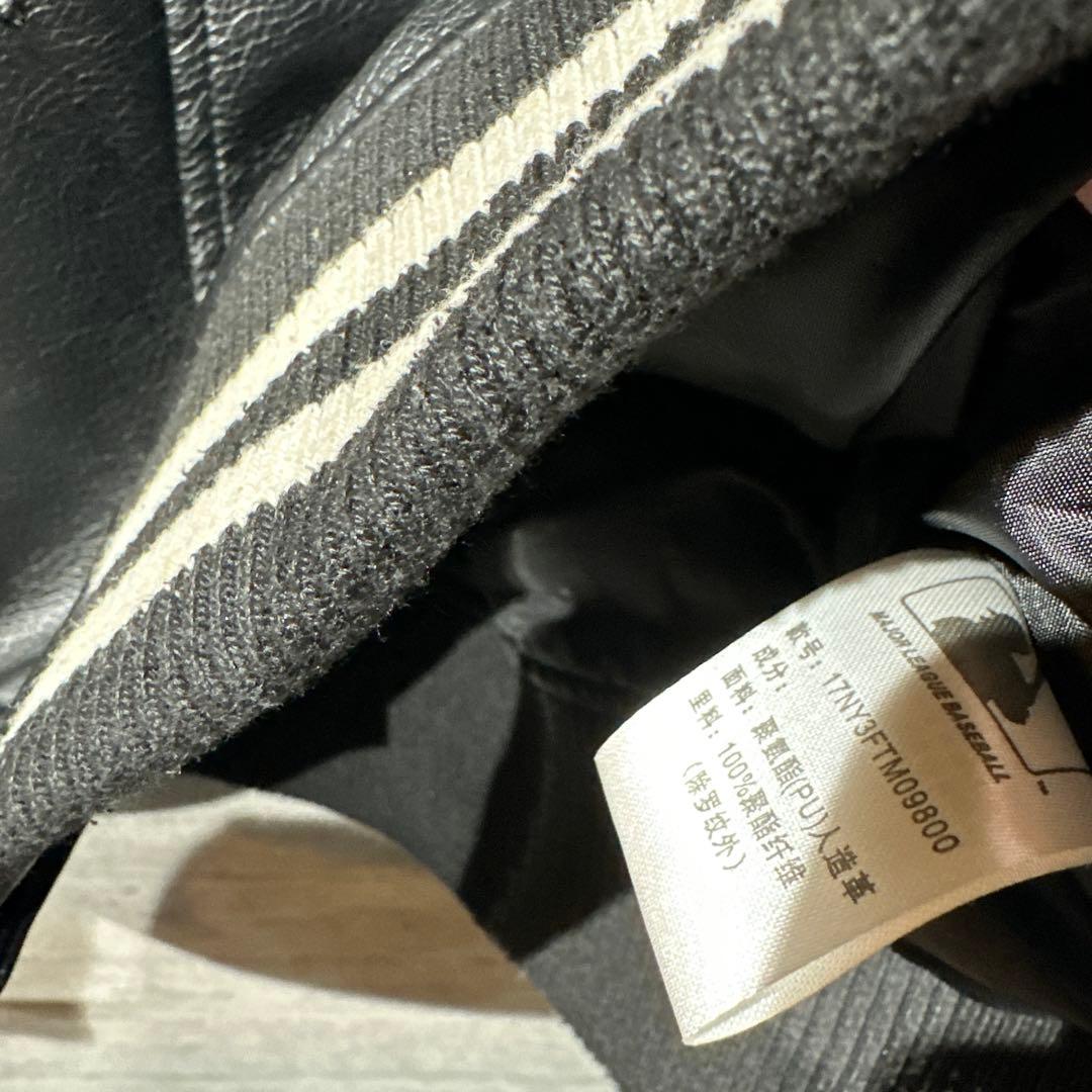 MLB ヤンキース　スタジャン　ジャケット　ブラック　105