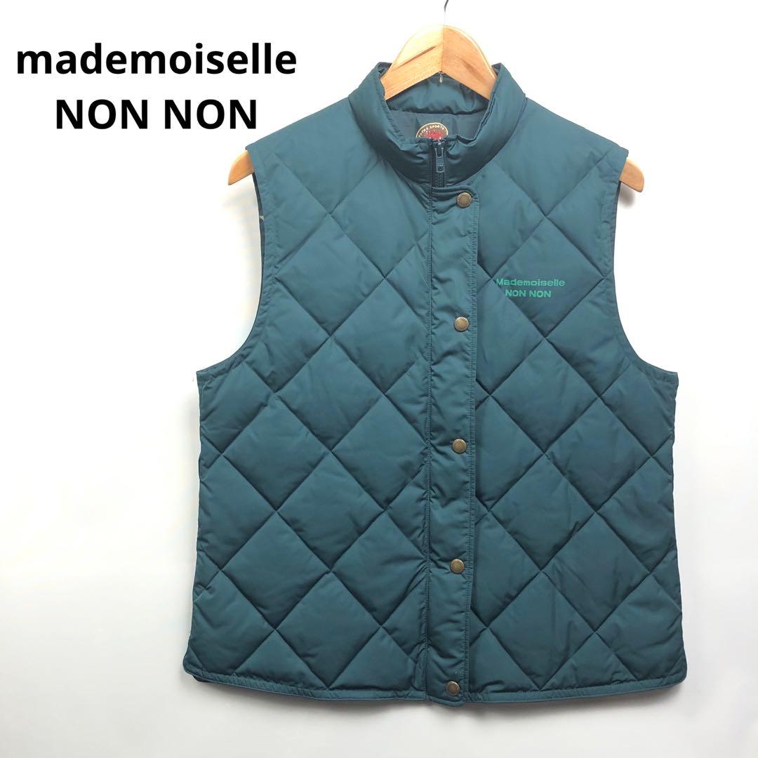 mademoiselle nonnonマドモアゼルノンノン ダウンベスト パパス