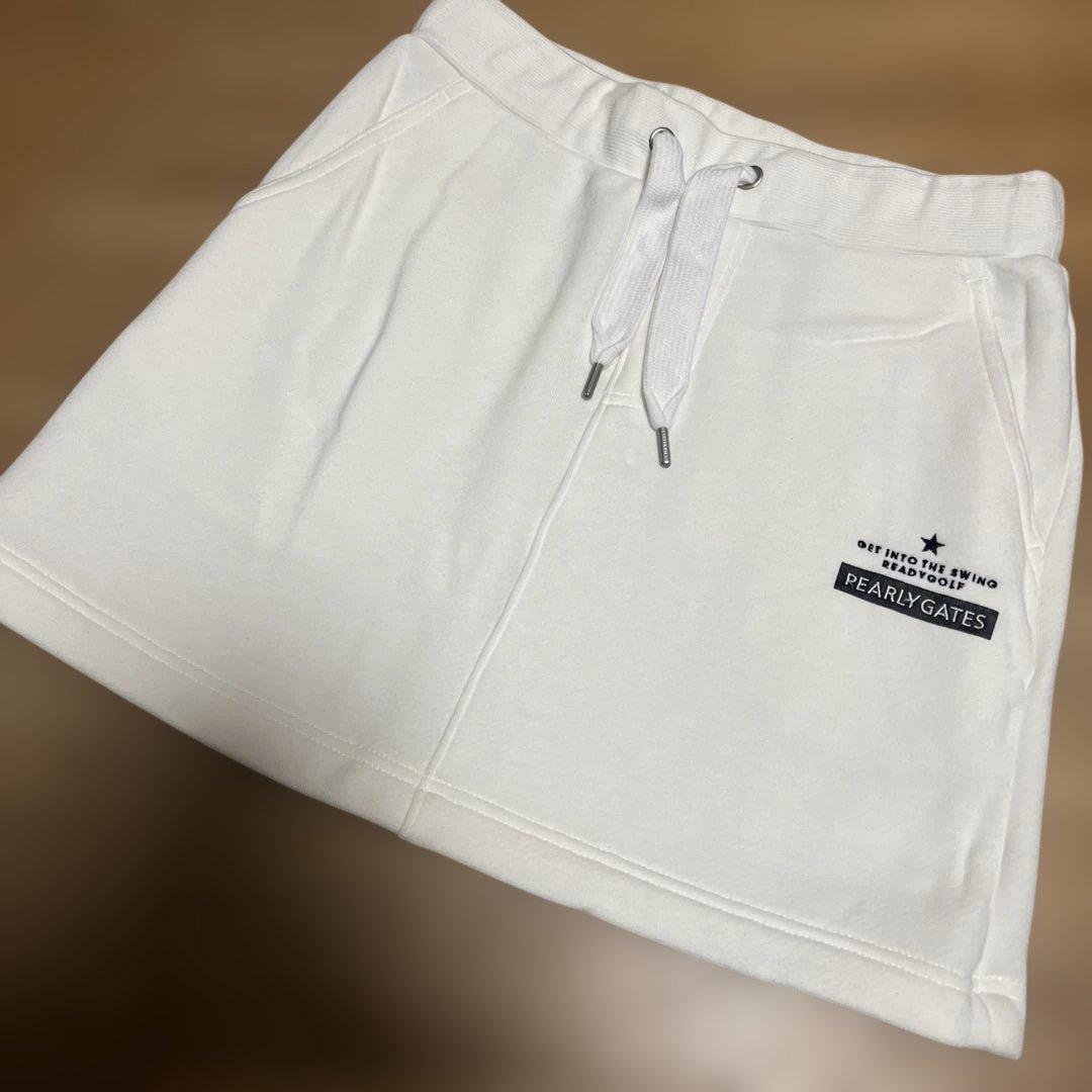 PEARLY GATES ストライプ柄ニットとスカートセット