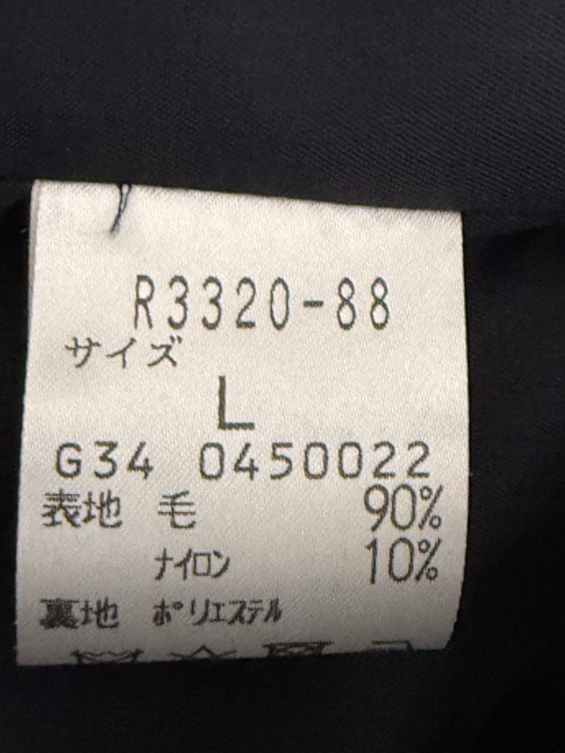 【未使用】トンボ ダッフルコート L 伊勢丹スクールユニフォーム ウール90%