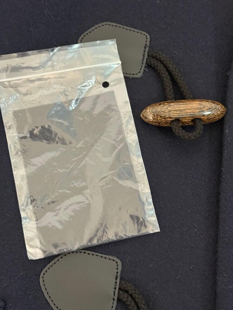 【未使用】トンボ ダッフルコート L 伊勢丹スクールユニフォーム ウール90%