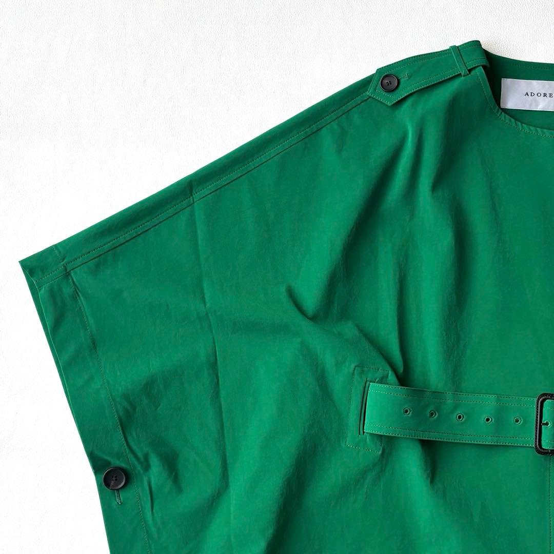 【未使用級】ADORE アドーア　エアドライストレッチコート　ポンチョ　23SS