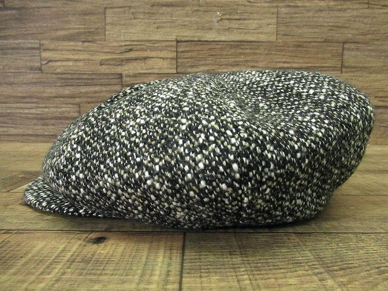 美品 エンジニアードガーメンツ 肉厚 ツイード 8パネル ビッグ キャスケット