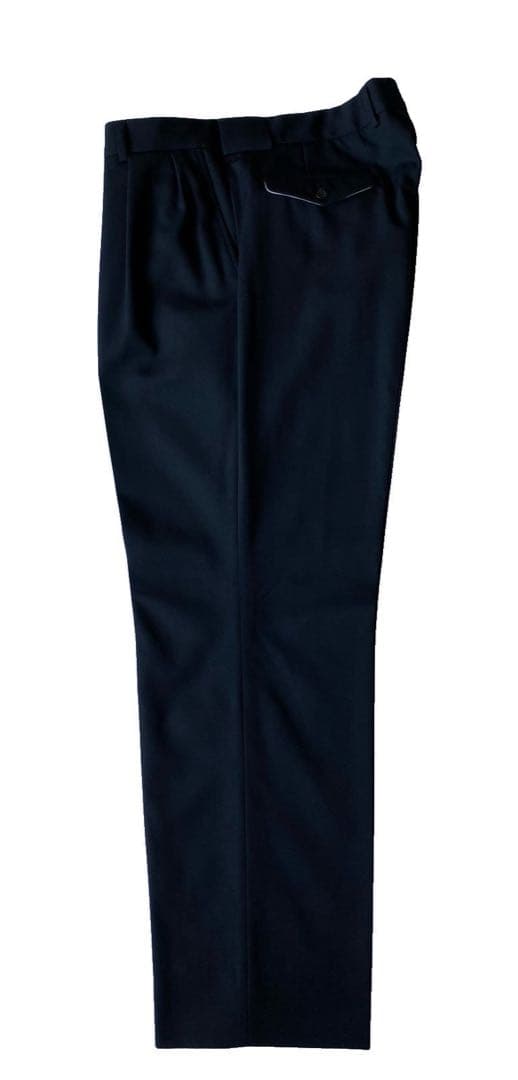 ろ*く様 【新品】anytee classics オフィサー パンツ ウールギャ