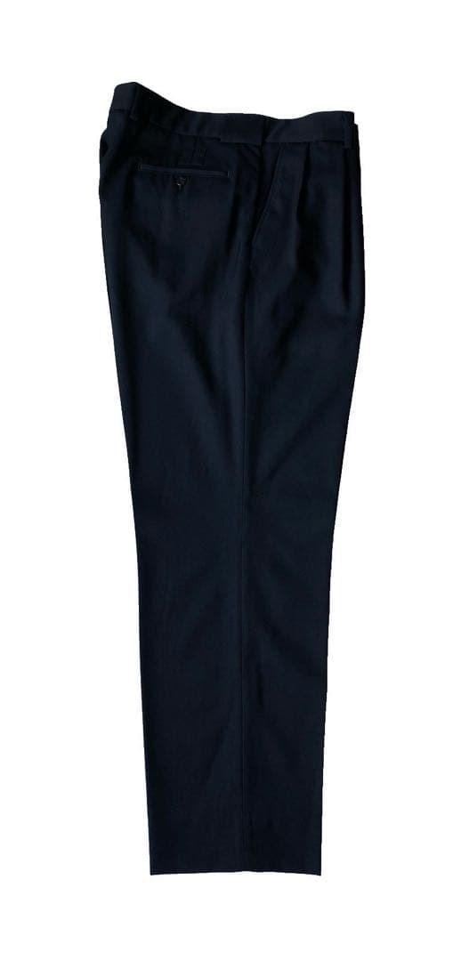 ろ*く様 【新品】anytee classics オフィサー パンツ ウールギャ