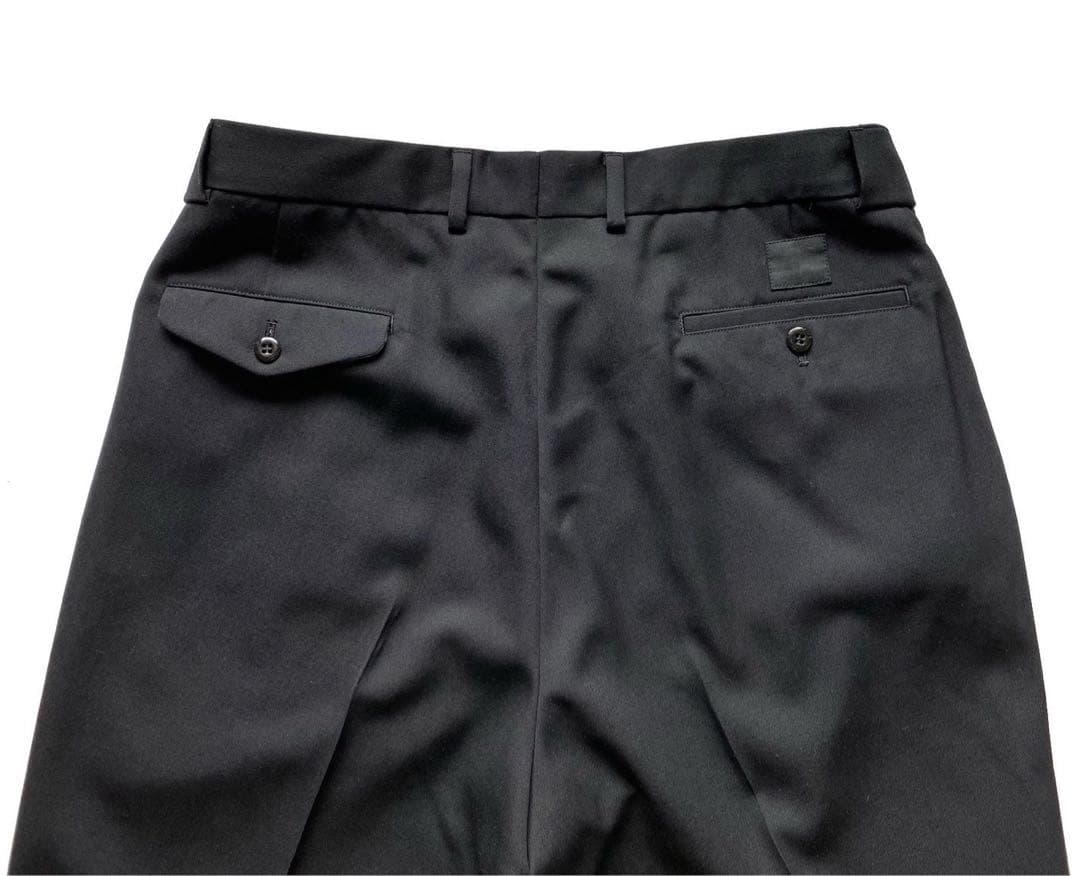 ろ*く様 【新品】anytee classics オフィサー パンツ ウールギャ