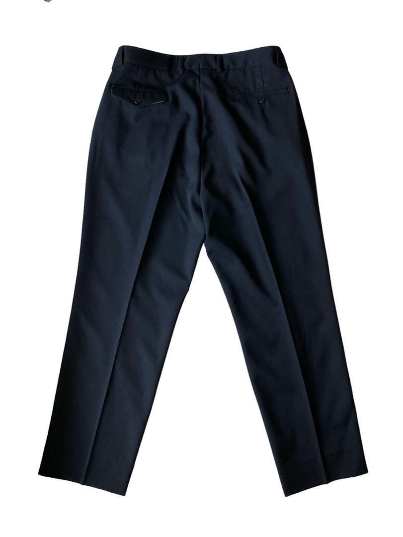 ろ*く様 【新品】anytee classics オフィサー パンツ ウールギャ
