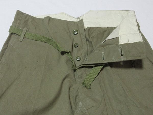 40s昭和１９年製日本帝国軍パンアーミーミリタリーパンツ大戦モデルデッドストック