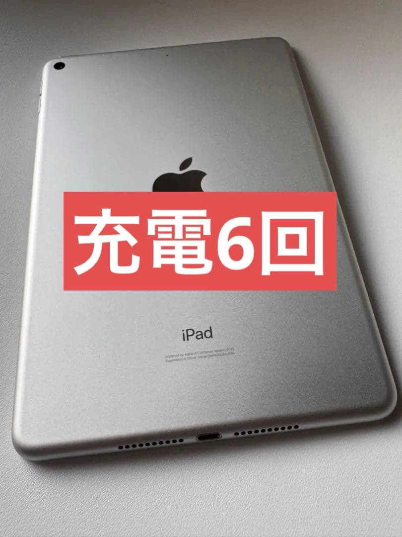 【充電6回 】【新品に近い】iPad mini 5 シルバー 64GB