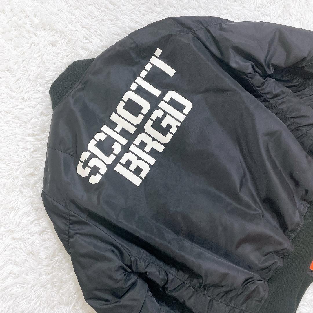 SCHOTT BASS BRIGADE MA-1 黒 リバーシブル サーモライト