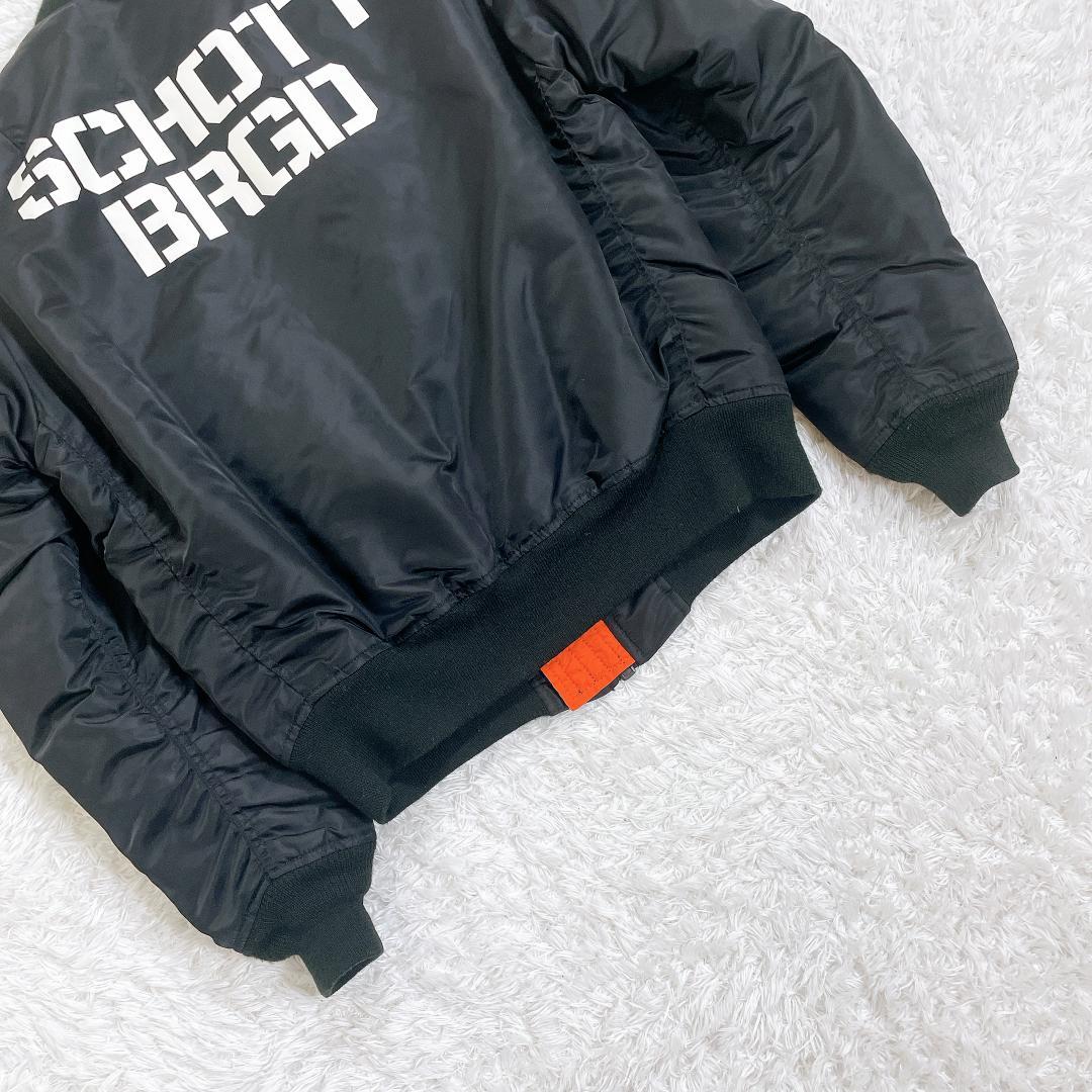 SCHOTT BASS BRIGADE MA-1 黒 リバーシブル サーモライト