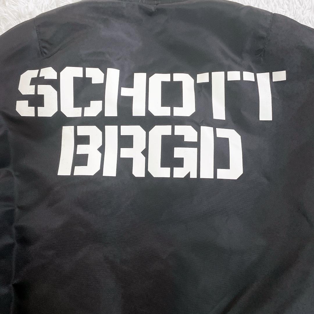 SCHOTT BASS BRIGADE MA-1 黒 リバーシブル サーモライト