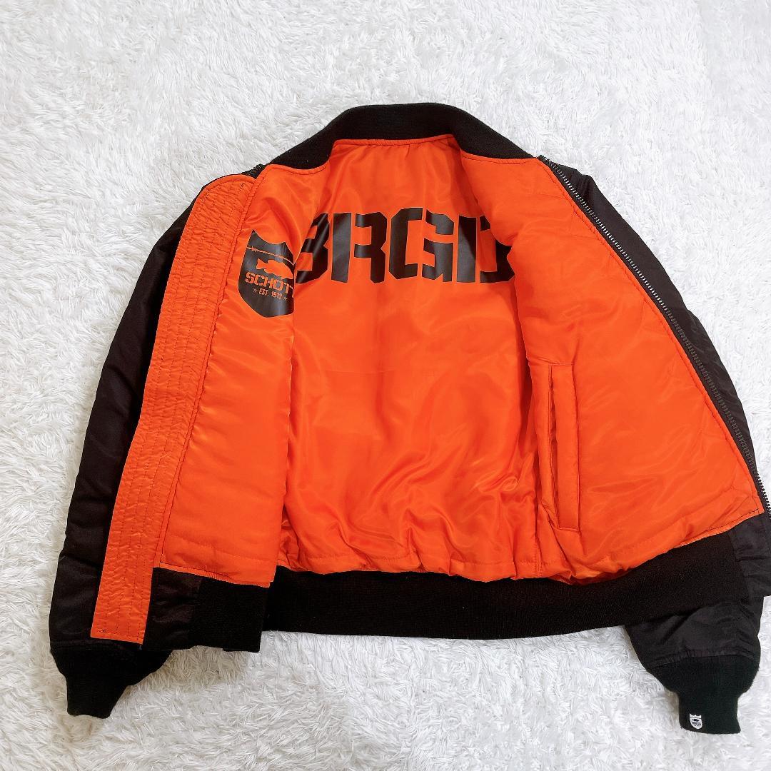 SCHOTT BASS BRIGADE MA-1 黒 リバーシブル サーモライト