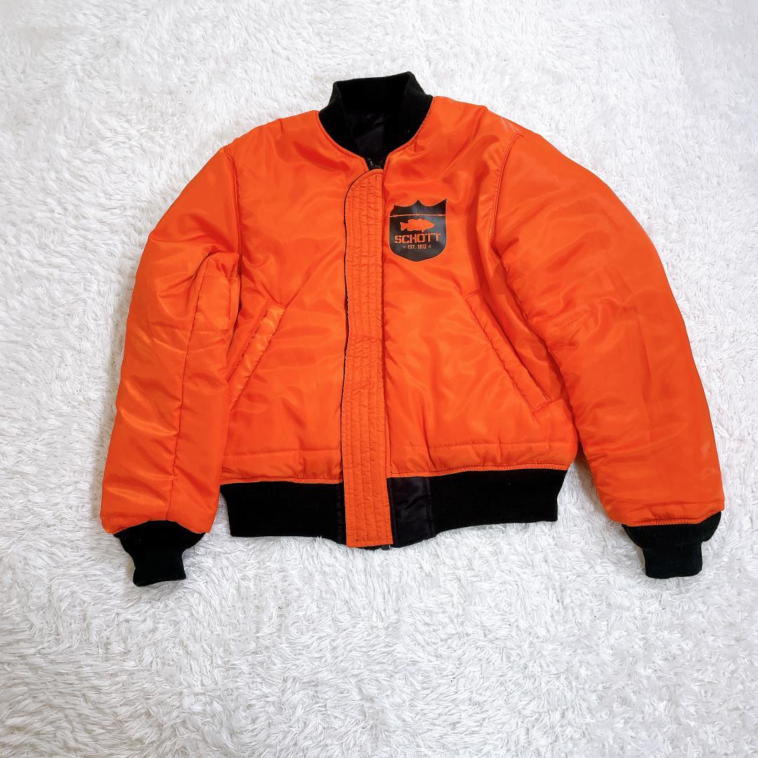 SCHOTT BASS BRIGADE MA-1 黒 リバーシブル サーモライト