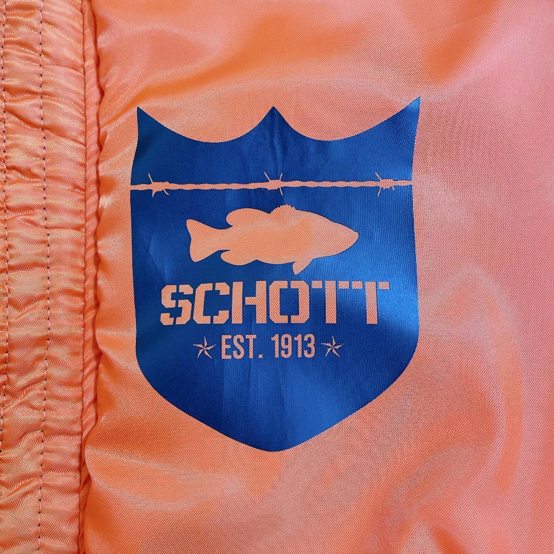 SCHOTT BASS BRIGADE MA-1 黒 リバーシブル サーモライト