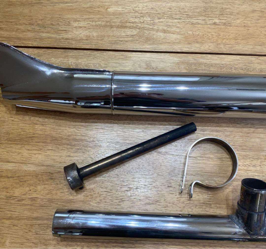 ドラックスター400クラシック　2in1 フィッシュテールマフラー