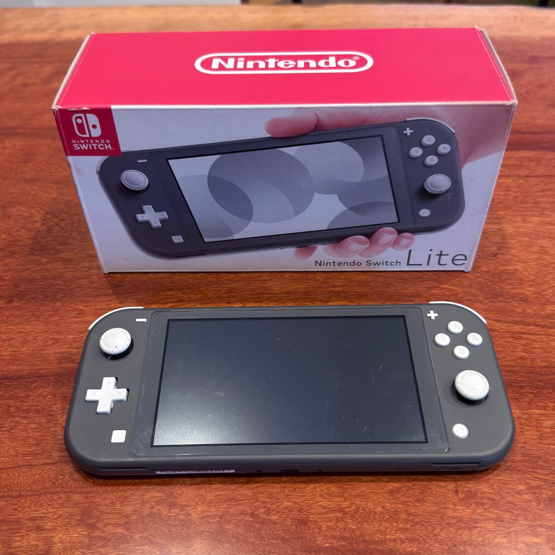 Nintendo Switch Lite グレー 動作確認済 画面保護フィルム済